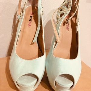 Justfab heels great condition 🙂